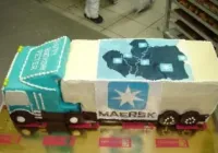 Tort w kształcie ciężarówki