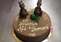 Tort z wiewiórkami