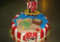 Tort w kształcie wyspy skarbów