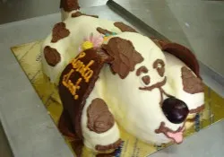 Tort w kształcie pieska
