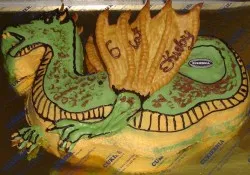 Tort w kształcie smoka