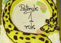 Tort z żyrafą