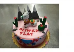 Tort z alpaką