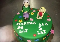 Tort dla babci i wnuczki