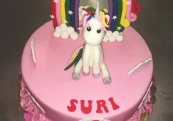 Tort z jednorożcem