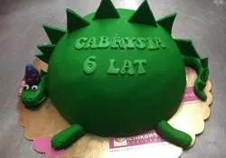 Tort w kształcie dinozaura