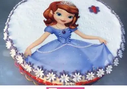 Tort z Księżniczką Zosią