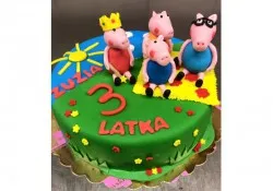 Tort ze Świnką Peppą