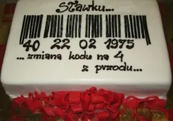 Tort na 40 urodziny