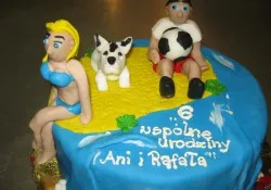 Tort na wsp&oacute;lne urodziny