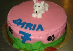 Tort z pieskiem