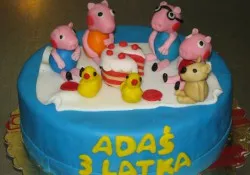 Tort ze Świnką Peppą