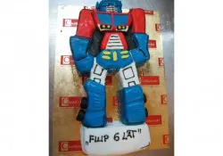 Tort w kształcie Transformers