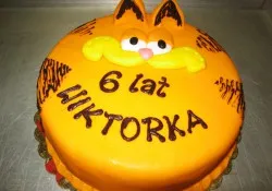 Tort w kształcie Garfielda