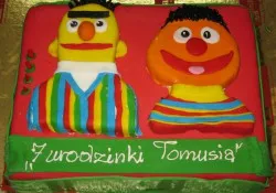 Tort z Bertem i Ernie z Ulicy Sezamkowej