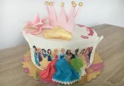 Tort z księżniczkami