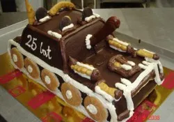 Tort w kształcie czołgu