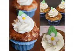 Muffinki z kwiatami