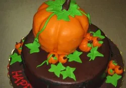 Tort w kształcie dyni