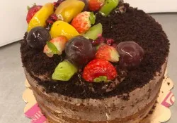 Tort śmietanowo-czekoladowy