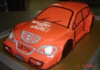 Tort w kształcie samochodu Seat