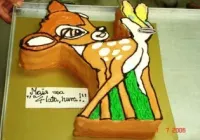 Tort w kształcie sarenki