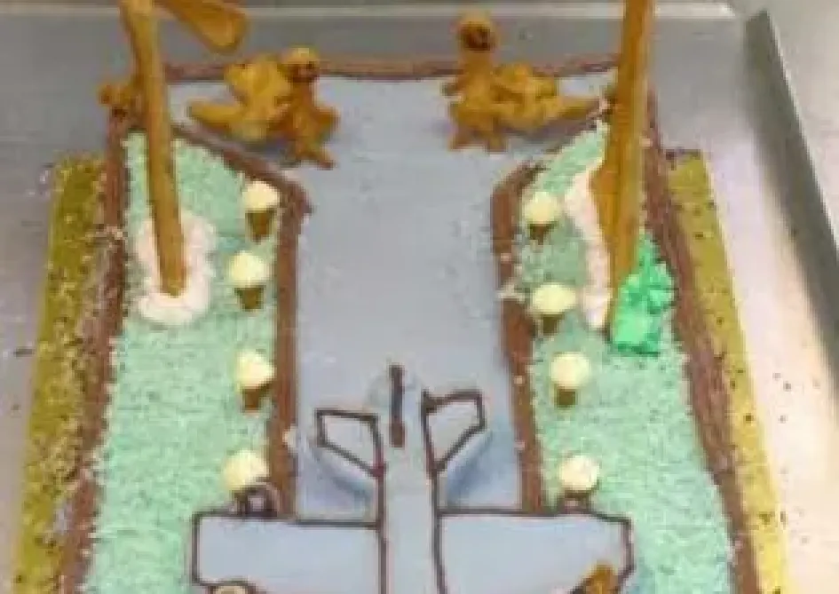 Tort w kształcie lotniska