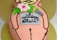 Tort w kształcie Teletubisia