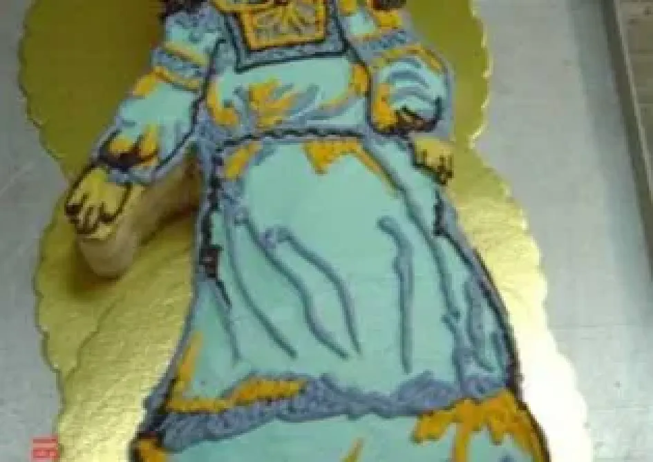 Tort w kształcie księżniczki