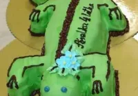 Tort w kształcie jaszczurki
