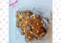Mały keks w kształcie choinki