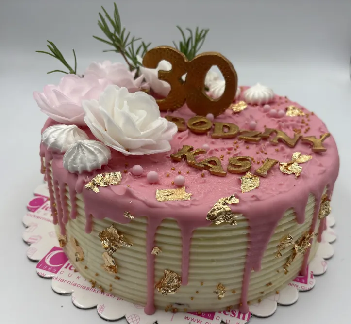 Tort kwiaty