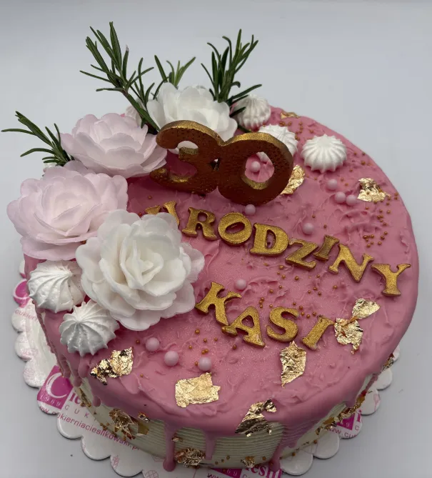 Tort kwiaty