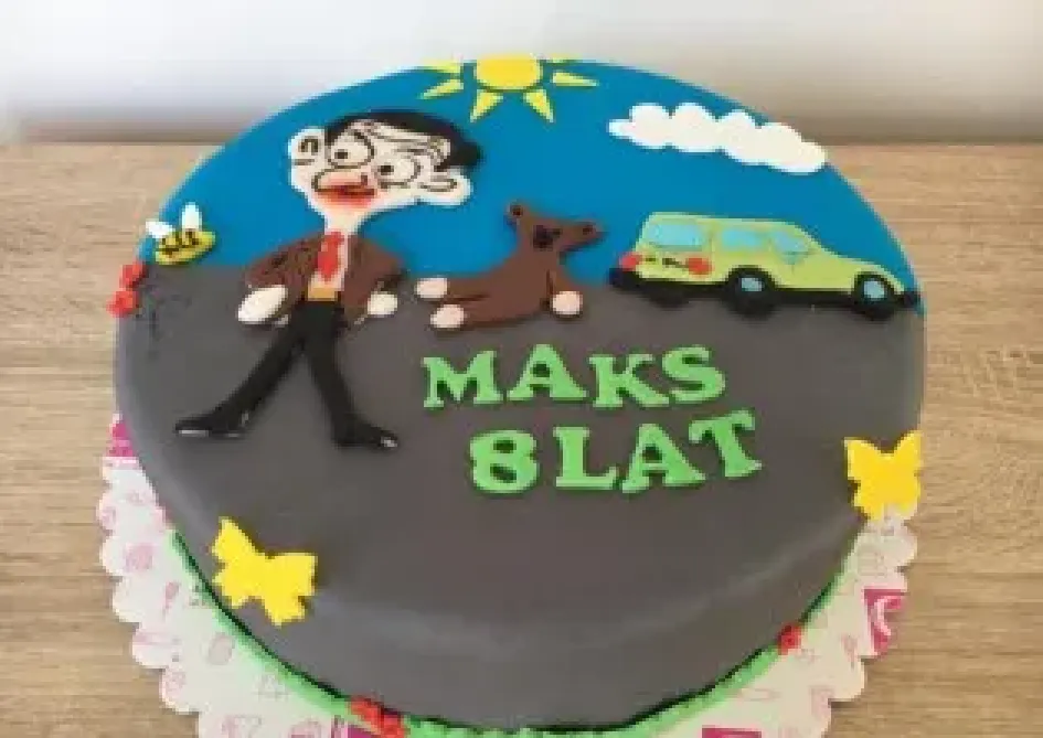 Tort z Jasiem Fasolą