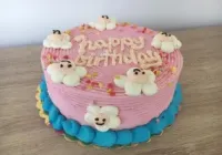 Tort z kwiatami