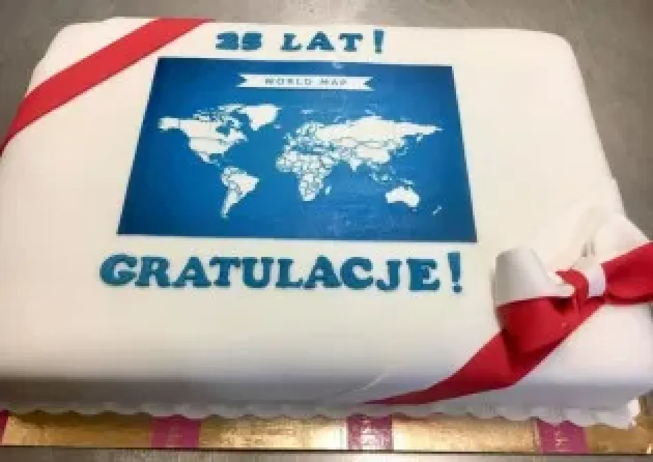 Tort w kształcie mapy