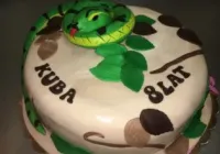 Tort z wężem