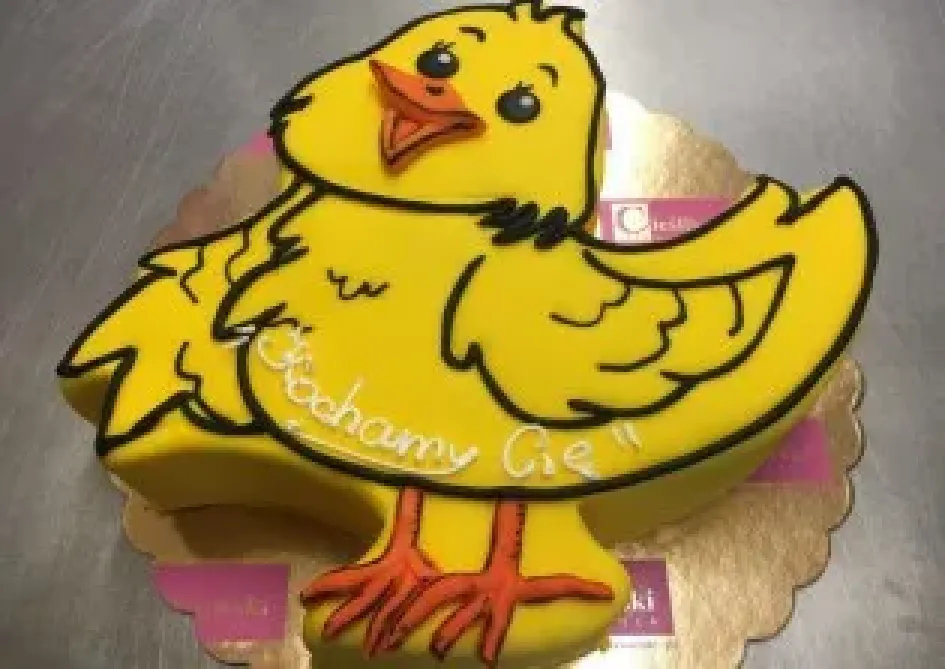 Tort w kształcie kaczuszki