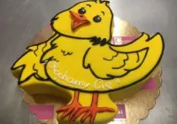 Tort w kształcie kaczuszki