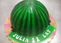 Tort w kształcie arbuza