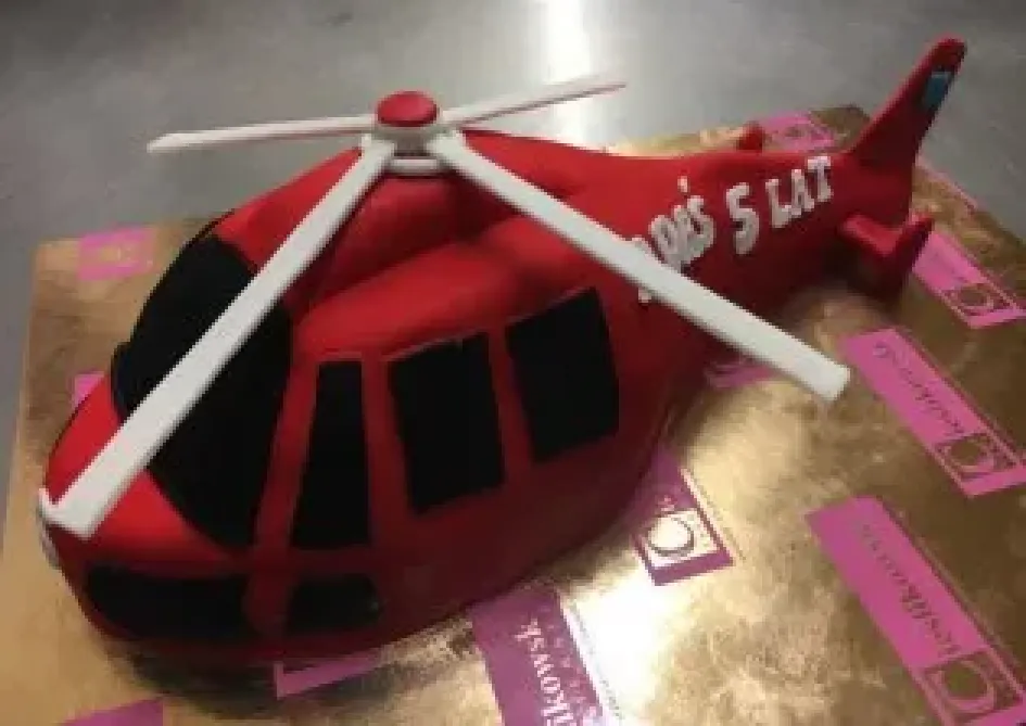Tort w kształcie helikoptera