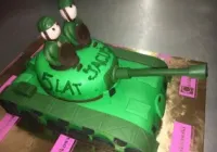 Tort w kształcie czołgu