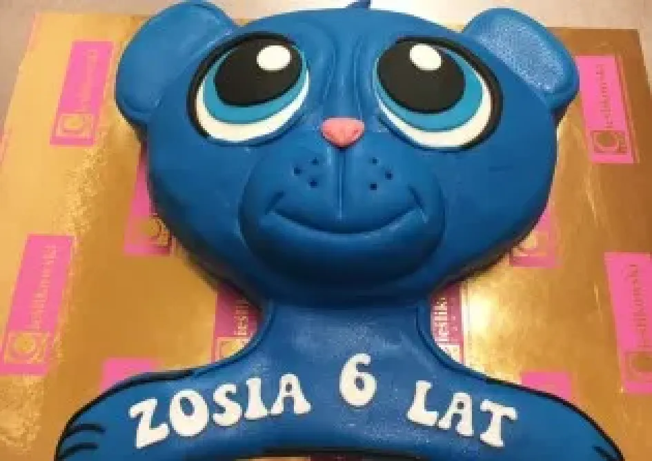 Tort w kształcie misia