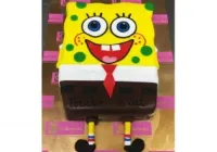 Tort w kształcie SpongeBoba