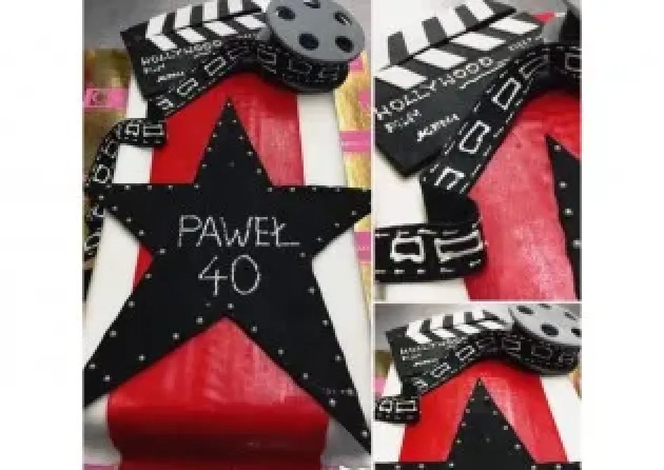 Tort z gwiazdą filmową