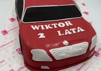 Tort w kształcie samochodu Mercedes