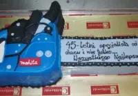Tort w kształcie piły mechanicznej