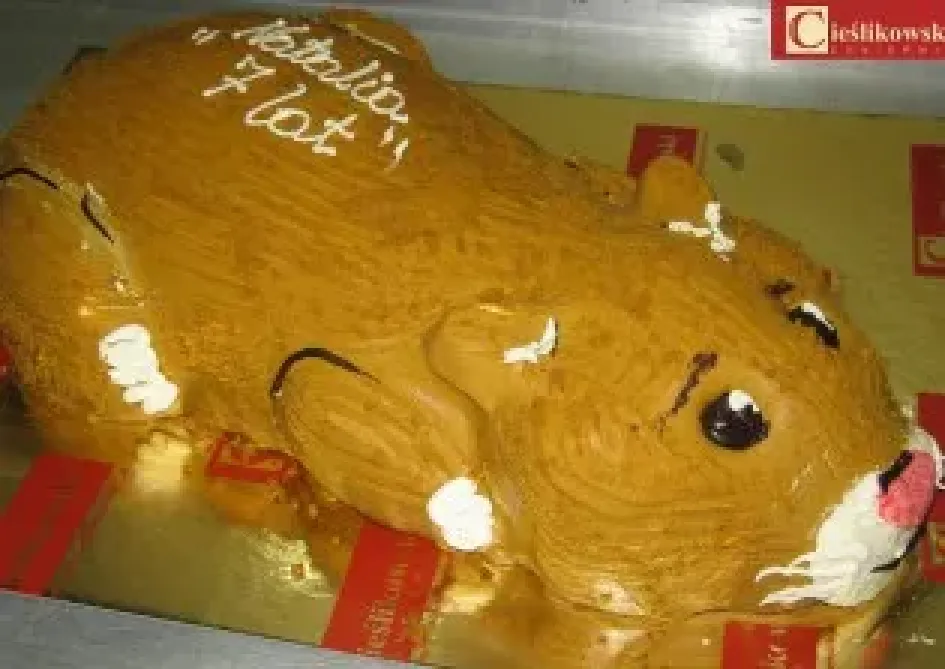 Tort w kształcie chomika